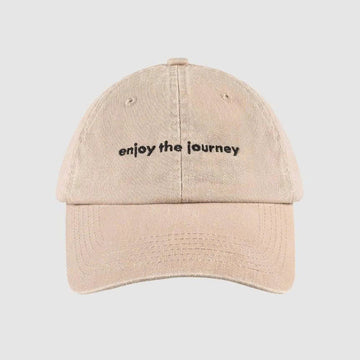 "ENJOY THE JOURNEY" DAD HAT, VINTAGE AESTHETIC EMBROIDERED BASEBALL HAT PH-0060