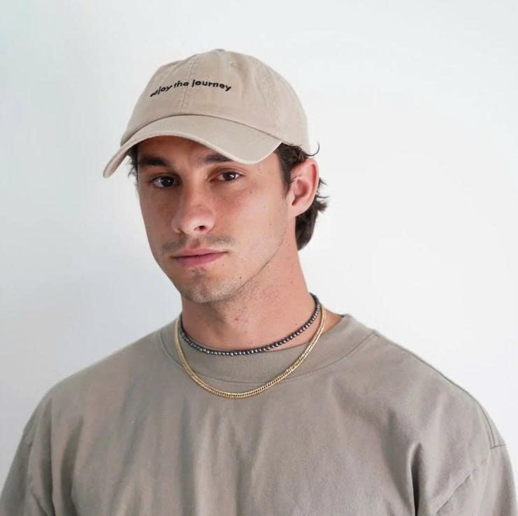 "ENJOY THE JOURNEY" DAD HAT, VINTAGE AESTHETIC EMBROIDERED BASEBALL HAT PH-0060