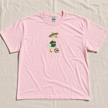 Mexican Goose Embroidery shirt, Football Season for Machine Embroidery BT-0009