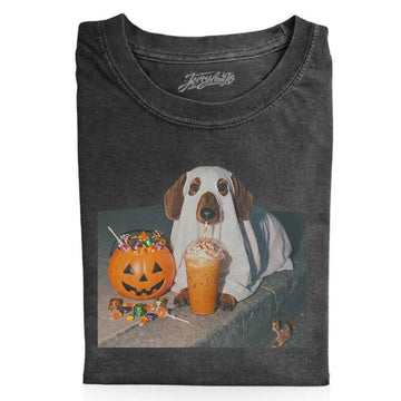 Dachshund Dog Halloween Comfort Colors Shirt LL - 0099