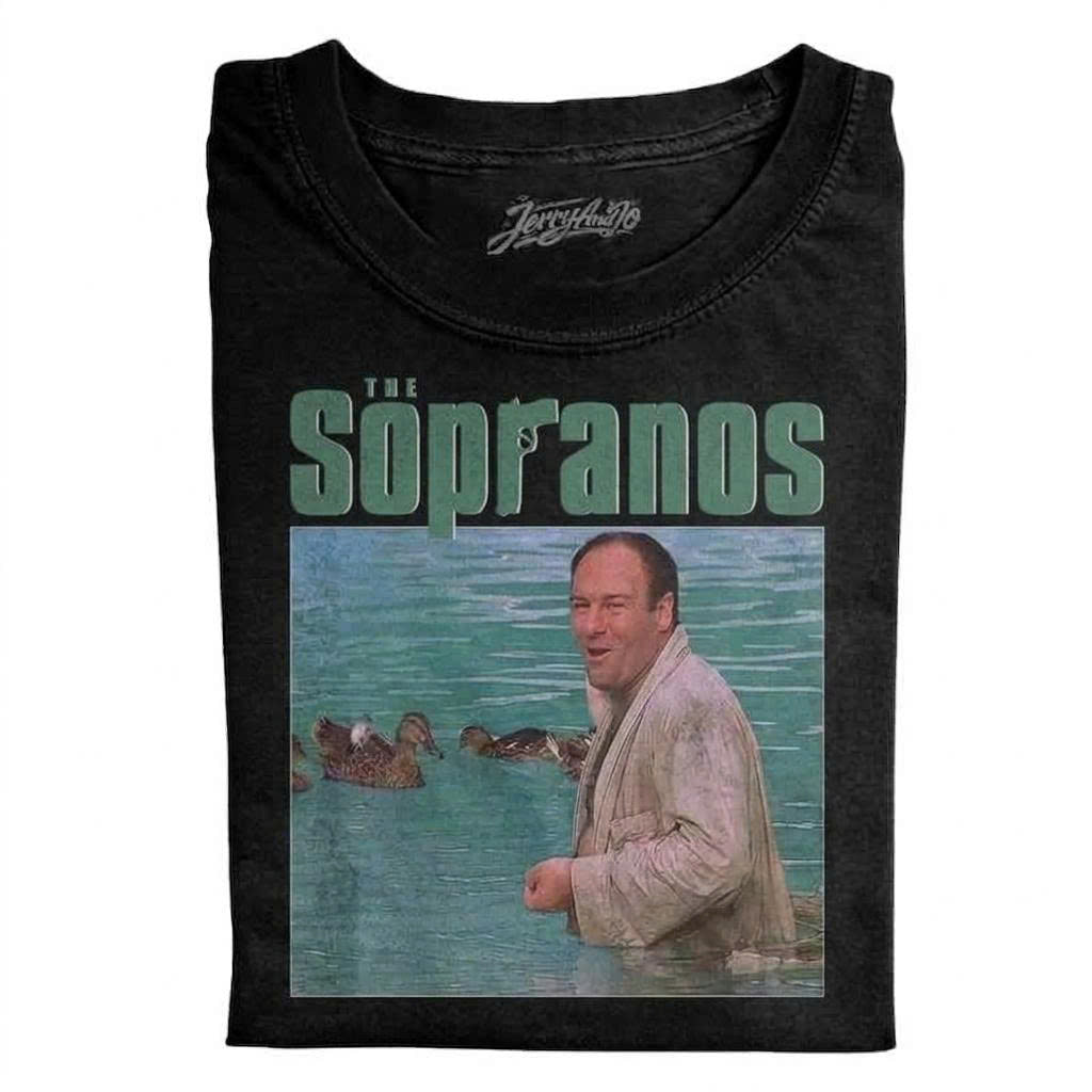 DUCKS-THE #SOPRANOS-MOVIE 90S T SHIRT LL - 0119